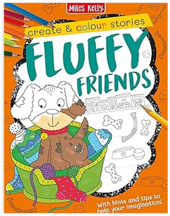 Create & Colour - Fluffy Friends