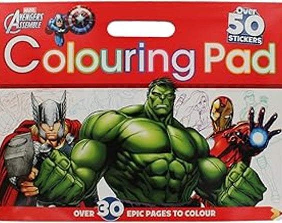 Marvel Avengers Assemble Colouring Pad